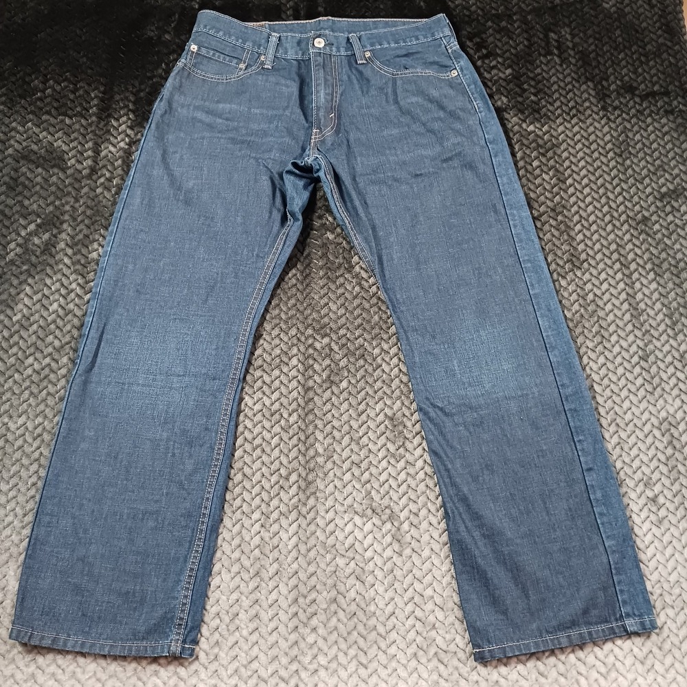 Levi's 514 Jeans Men 32x28 Blue Cotton Denim Straight Workwear Travel Streetwear